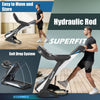 Portable Hydraulic Treadmill with Transport Wheels for Easy Relocation