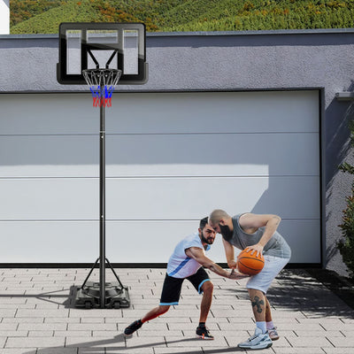 Adjustable Home Basketball Net with Wheels 