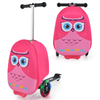 2-In-1 Kids Folding Scooter with Suitcase & LED Wheels