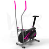 2-in-1 Elliptical Cross Trainer and Exercise Bike Pink