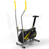 2-in-1 Elliptical Cross Trainer and Exercise Bike Yellow