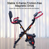 X-Frame Magnetic Drive Exercise Bike with Resistance Bands