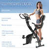 Adjustable Home Exercise Bike with Device & Phone Holders