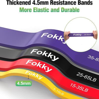 Premium 4.5mm Colour-Coded Resistance Band Set for Diverse Exercise