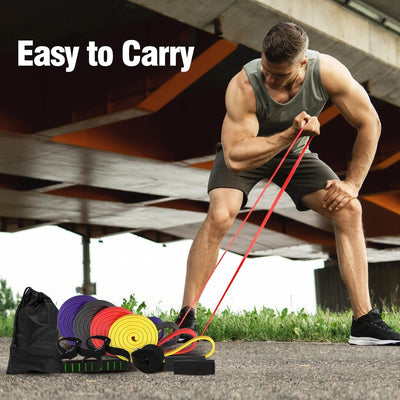 Portable Resistance Bands with Carry Case