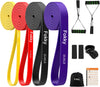 4 Piece Resistance Band Set with Attachments