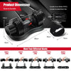 Adjustable Dumbbell Product Dimensions