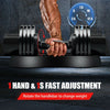 One Hand Weight Adjustment