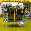 Outdoor Trampoline for Kids Exercise with Flower-Shape Design