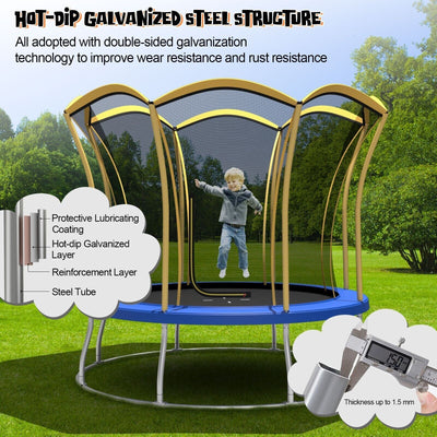 Galvanised Steel Structure Kids Trampoline