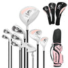 9 Piece Golf Club Set with Club Protectors and Carry Bag