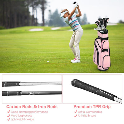 Premium Golf Clubs with Carbon & Iron Rods and TRP Grips