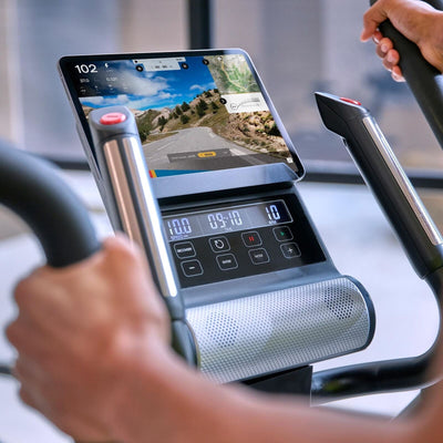 Bluetooth Cross Trainer with Integrated Device Holder & LED Display