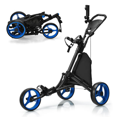 Foldable & Portable 3-Wheel Golf cart Trolley