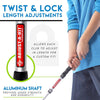 Adjustable Twist & Lock Golf Clubs for Kids with Aluminium Shafts