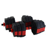 Free Weight Dumbbells and Barbells with Adjustable Weight Plates