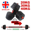 Adjustable Free Weight Dumbbell and Barbell Set