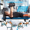 Multifunctional 4-in-1 Weight Bench Suitable for Bench Press, Dips, Sit-Ups & Rowing Exercises