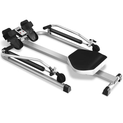 Adjustable Hydraulic Rowing Machine with LCD Monitor