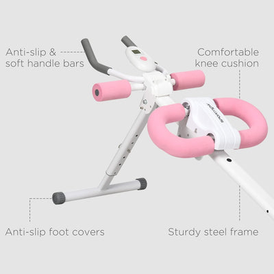 Adjustable Core Trainer with Anti-slip Handles 