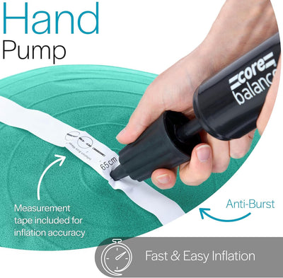 Anti-Burst Exercise Ball with Hand Pump