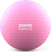 Anti-Burst Exercise Ball in 55cm, 65cm, 75cm and 85cm with Pump Pink