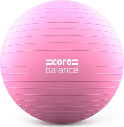 Anti-Burst Exercise Ball in 55cm, 65cm, 75cm and 85cm with Pump Pink