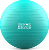 Anti-Burst Exercise Ball in 55cm, 65cm, 75cm and 85cm with Pump Teal