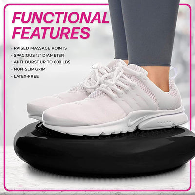 Latex-Free Massage Balance Disc with Non-Slip Grip