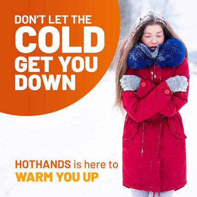 HOTHANDS Disposable Adhesive Body Warmers for Instant Heat