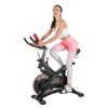 Premium Upright Spinning Bike for Home Gym Workout in Red & Black