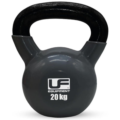 Coloured Cast Iron Kettlebell 20kg - Grey