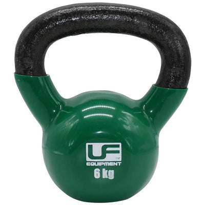 Coloured Cast Iron Kettlebell 6kg - Green