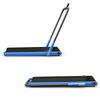 Compact Foldable Treadmill with LED Display & Bluetooth Blue