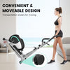 Magnetic Cross Trainer with Built-in Transport Wheels for Convenience