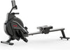 Home Rowing Machine with Adjustable Magnetic Resistance and Built-in Device Holder for Immersive Entertainment