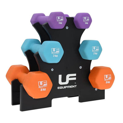 Dumbbell Set with Stand - 12kg