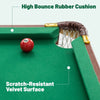 Billiards Table with Velvet Scratch-Resistant Cloth and High Bounce Rubber Cushions 