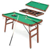 Folding Billiards Pool Table Set