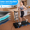 Folding Treadmill with 5-Layer Anti-Slip Running Belt