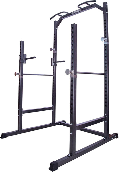 GYM MASTER Half Power Cage with Squat Rack & Dip Station