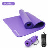 Purple Yoga Mat with Carry Case