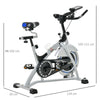 HOMCOM Exercise Bike with 15kg Flywheel & LCD Monitor Dimensions