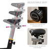 Upright Exercise Bike with Adjustable Seat and Handlebars for Ergonomic Exercise