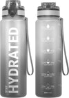 Hydro Sports Motivational Leak-Proof Water Bottle with Measurements & Timings in Tai Chi - 750ml