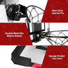 Basketball Hoop with Heavy Duty Metal Rim, Nylon Basket & Sponge Protection for Door Frame