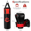 Kids Punching Bag Dimensions