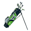 Longridge Junior Golf Clubs Ages 12+ with Stand Bag and 6 RH Clubs in Green