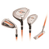 Longridge Junior Golf Clubs Ages 8+ with Stand Bag and 5 RH Clubs in Orange