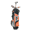 Longridge Junior Golf Clubs Ages 8+ with Stand Bag and 5 RH Clubs in Orange